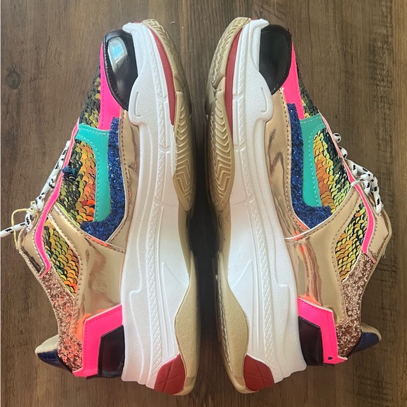 Multicolor Fashion Nova Sneakers - Picture 6 of 7